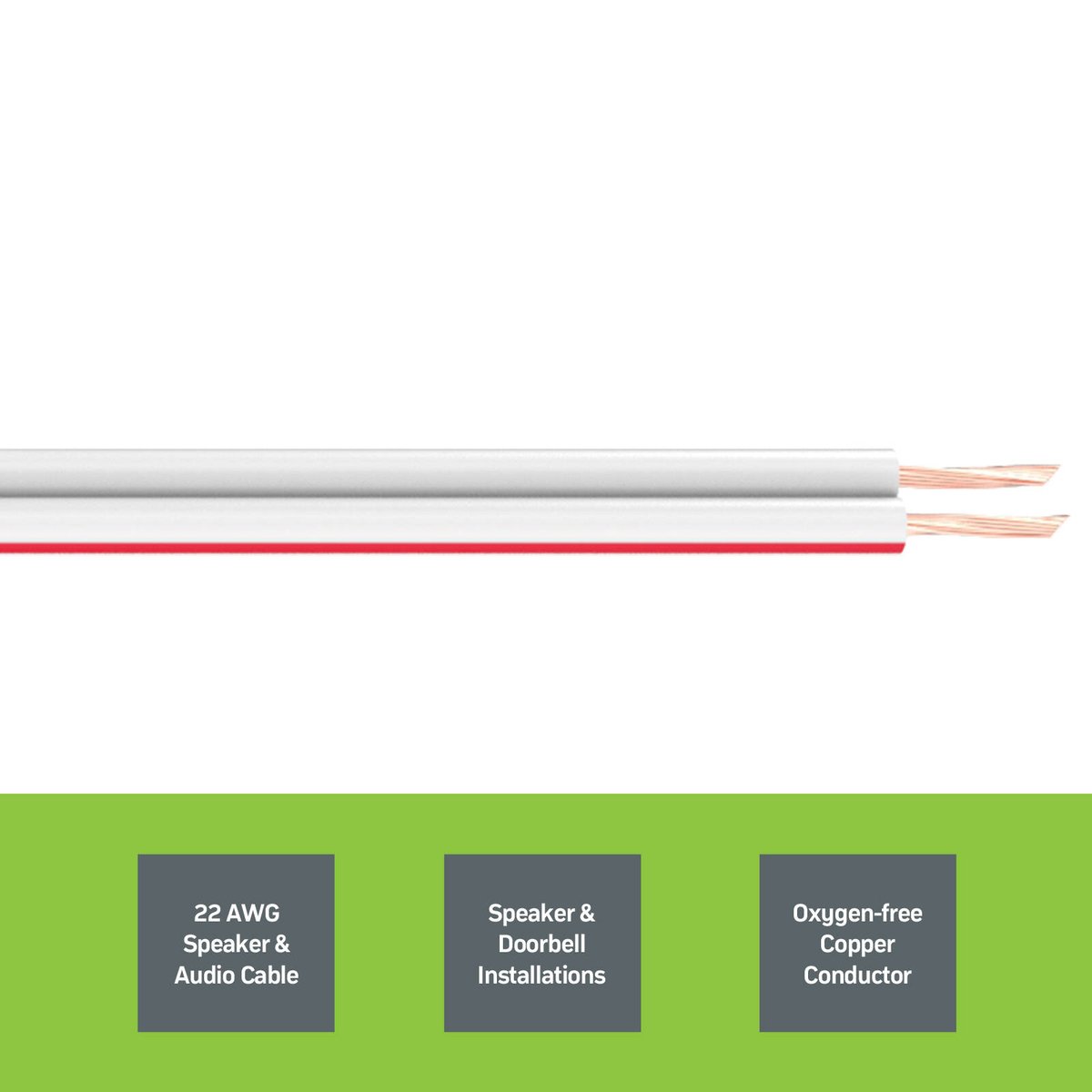 Antsig Speaker Bell Wire - 5m 0.70mm² - PVC Insulated - Clear Audio Transmission - SuperSaverAU - view 2