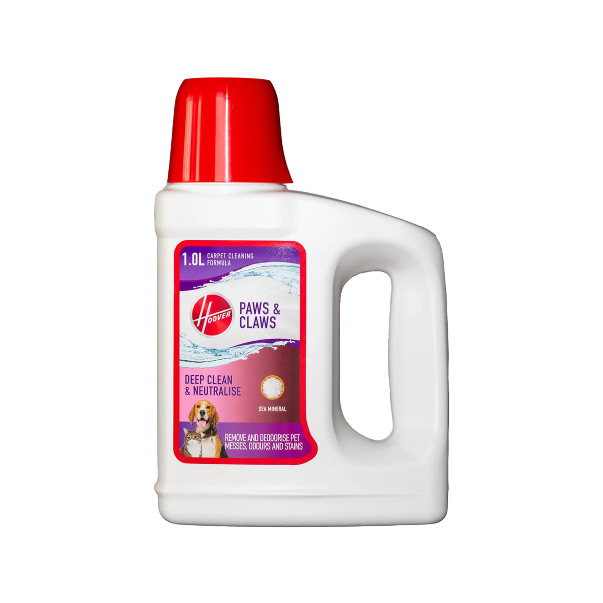 Hoover Paws Claws Cleaning Solution - 1L - Enzymatic Pet Stain Remover - SuperSaverAU - view 1