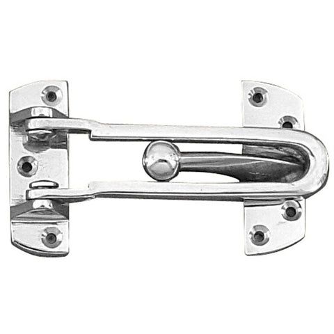 Delf Architectural Security Door Guard Satin Chrome Zinc Alloy