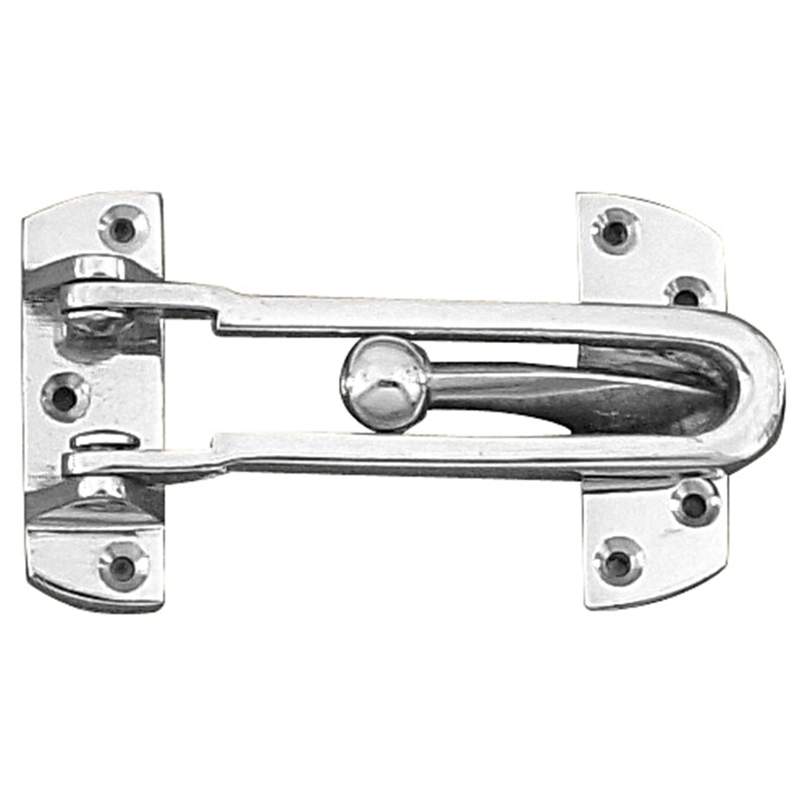 Delf Architectural Security Door Guard Satin Chrome Zinc Alloy