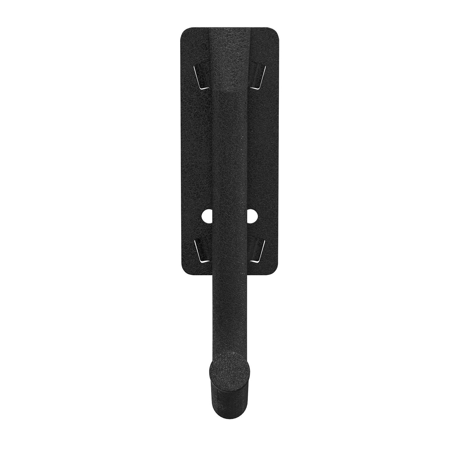 Rack It 400kg Single Hook, Black Powder Coated Steel Storage Accessory for Shelving Uprights