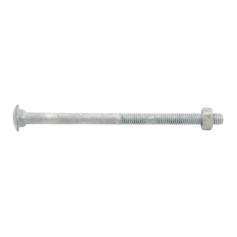 Zenith Cup Head Bolt - M6 x 100mm - 4.6 Grade Steel - Hot Dipped Galvanised - SuperSaverAU - view 1