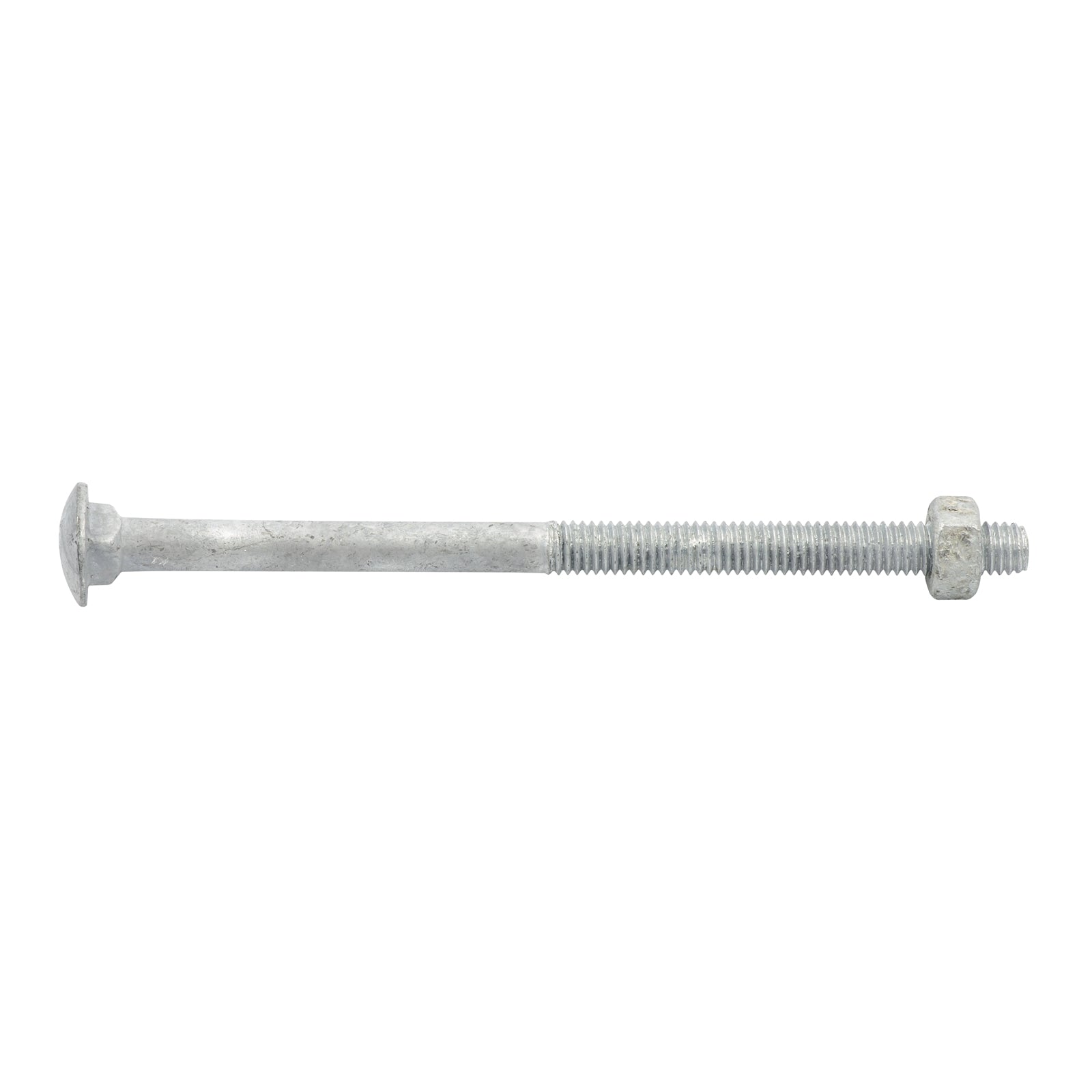 Zenith M6 x 100mm Hot Dipped Galvanised Cup Head Bolt and Nut - Each