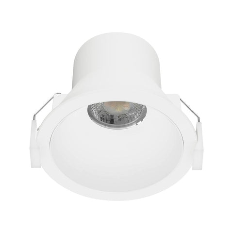 DETA 8W White IP44 Tri-Colour Dimmable Anti-Glare LED Downlight DET702W