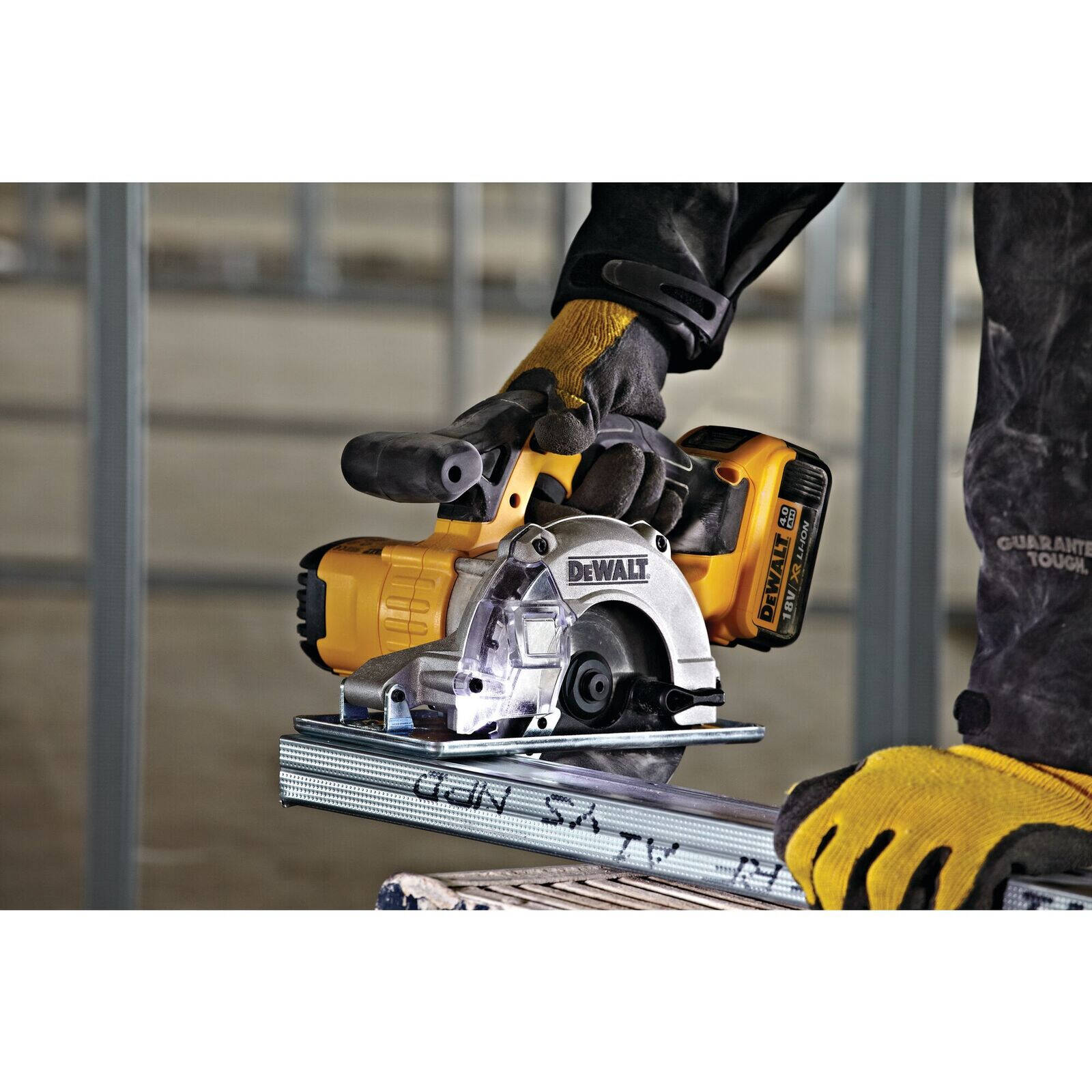 DeWALT 18V XR Cordless 140mm Metal Cutting Circular Saw DCS373N-XE - Bare Unit
