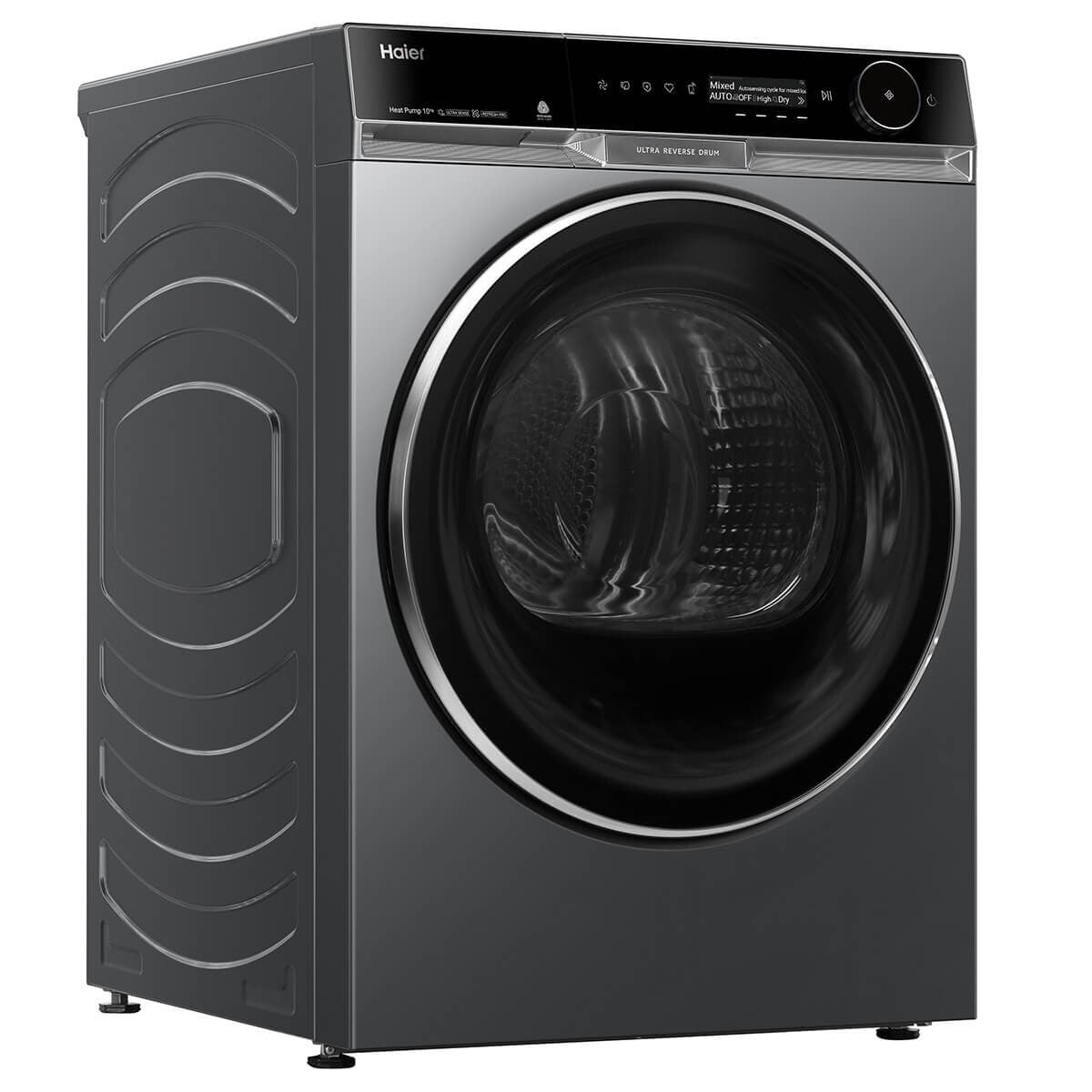 Haier 600 Series 10kg Heat Pump Dryer - Black, 10 Star Energy Rating, Ultra Sense - HDHP10PXB1