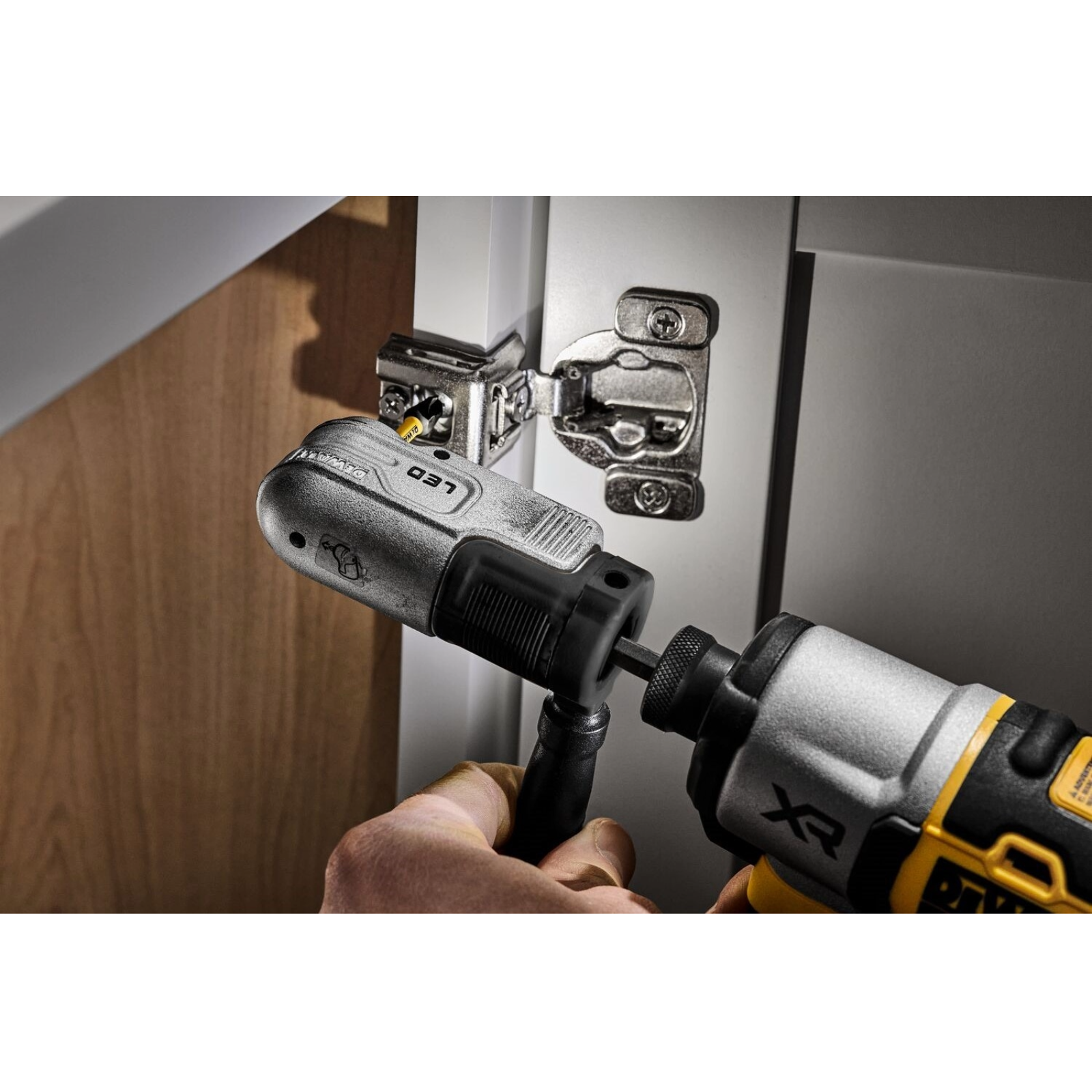DeWALT 1/4" Right Angle HEX Impact LED Attachment DTLRA-QZ