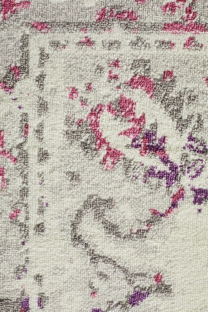 Rug Culture Metro medium pink rug 230x160cm - polypropylene power loomed with 9mm pile - MET602PNK230X160