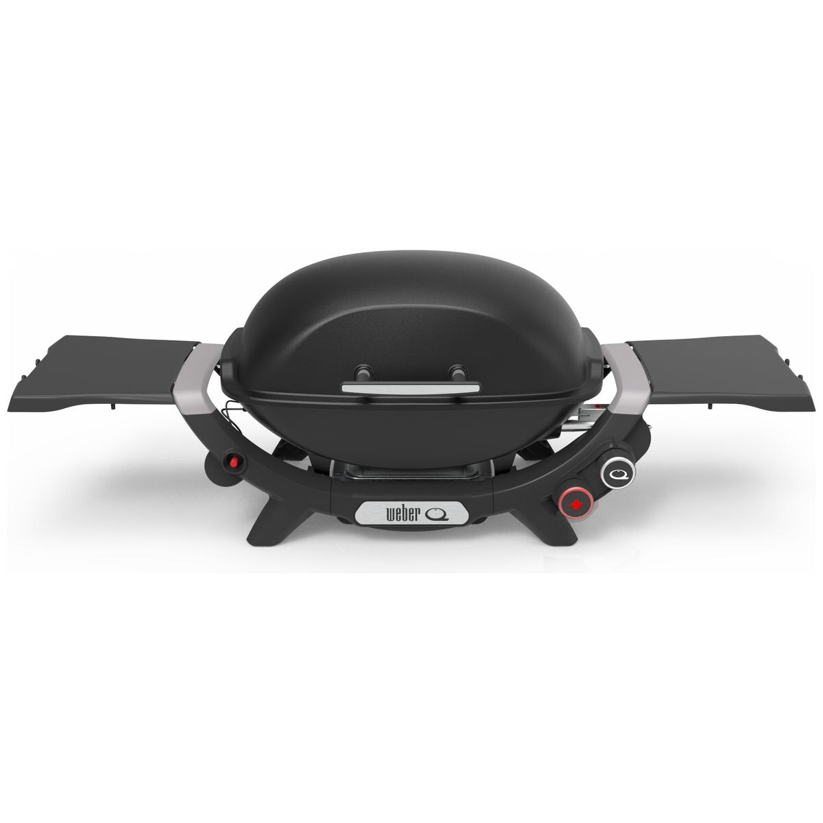 Weber Q2600N+ portable LPG BBQ - black, 2 burners, large cooking area, high domed lid - 28510024