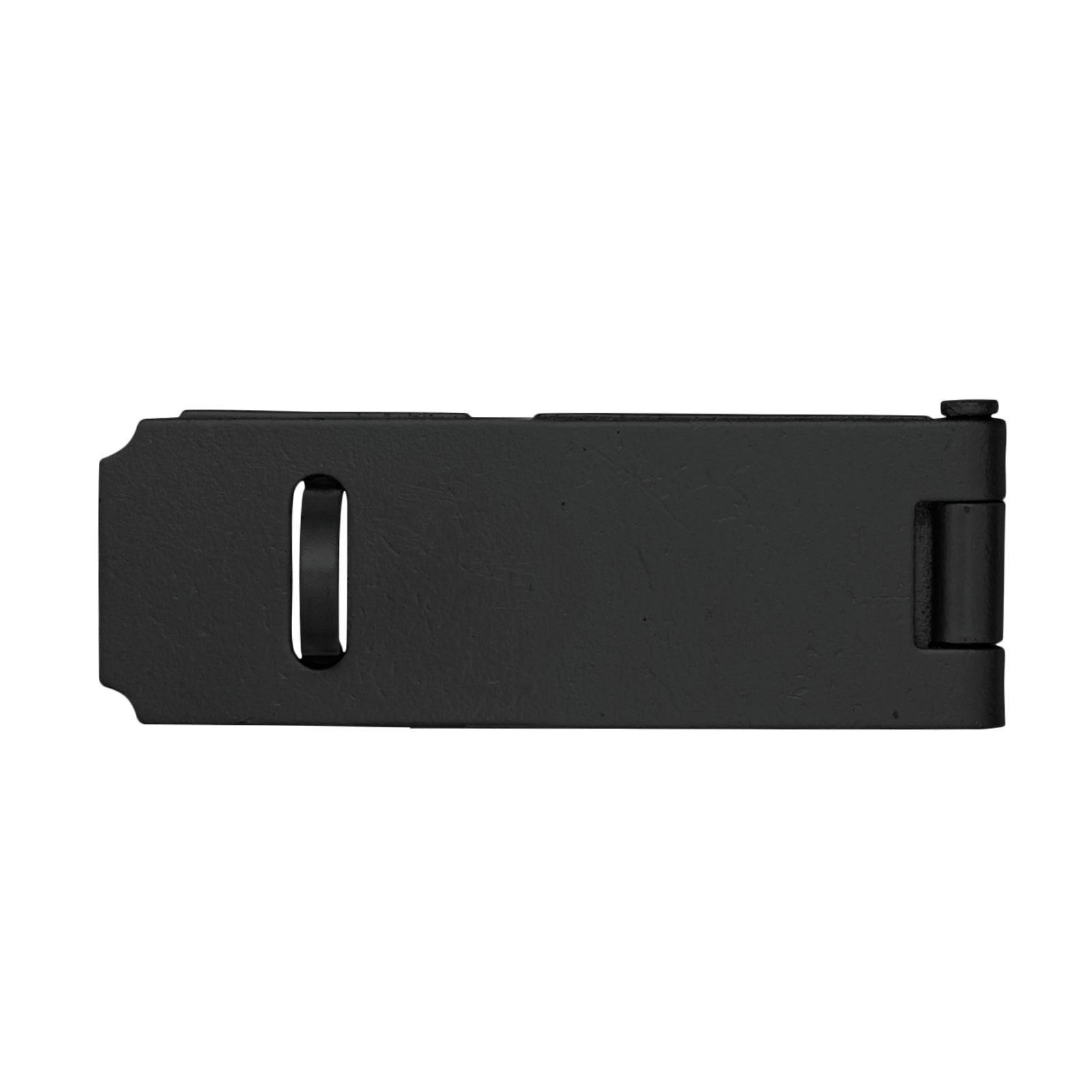 Pinnacle 90mm Matte Black Steel Safe Pattern Hasp and Staple