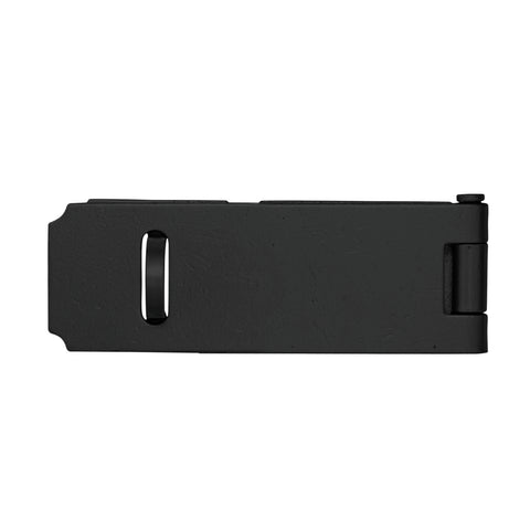 Pinnacle 90mm Matte Black Steel Safe Pattern Hasp and Staple