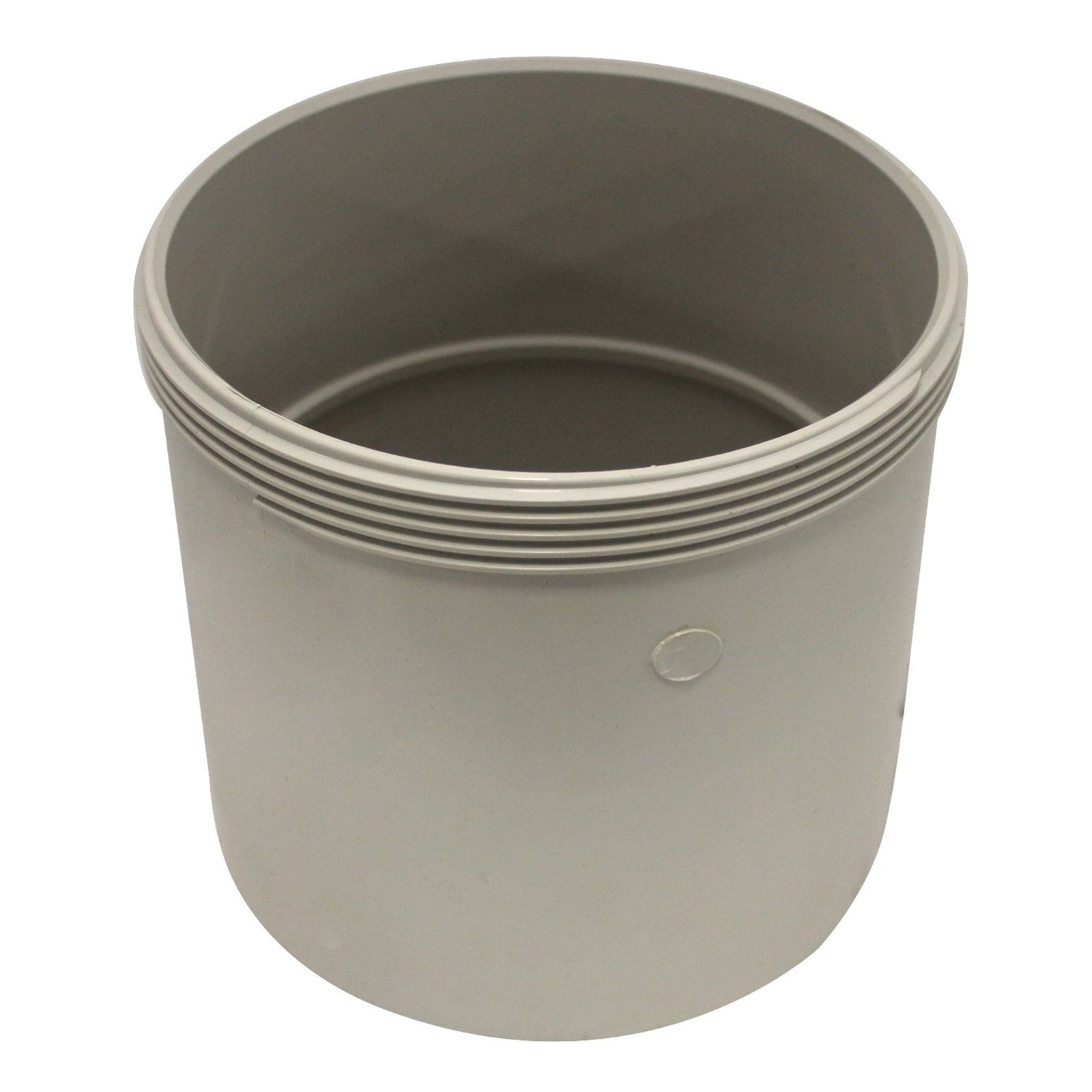Holman 150mm PVC DWV Threaded Access Coupling, Grey Underground Rated