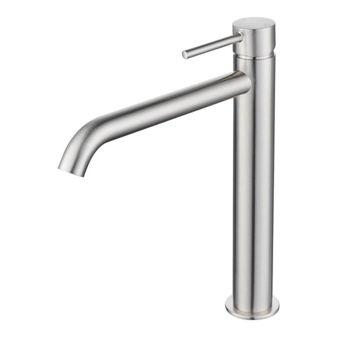 Mondella Resonance Vessel Basin Mixer 25mm - Brushed Nickel - 1.11kg - SuperSaverAU - view 1