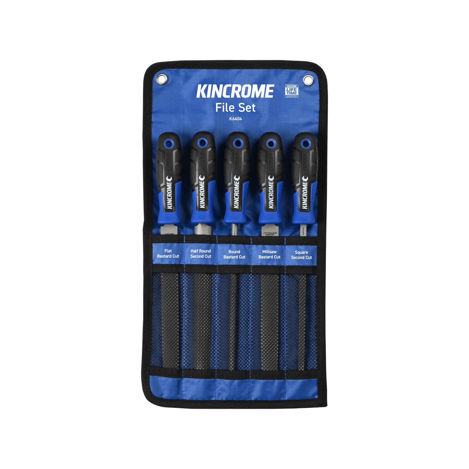 Kincrome Carbon Steel File Set 200mm (8") 5 Piece