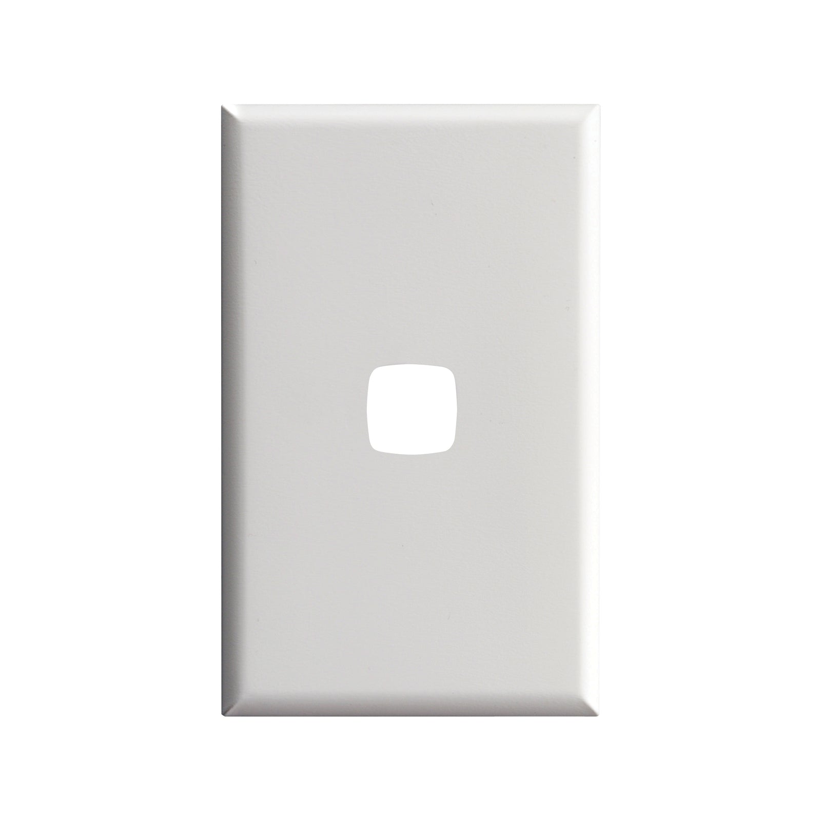 HPM Excel 1 Gang Cover Plate Matt White CDXL770/1PLWE