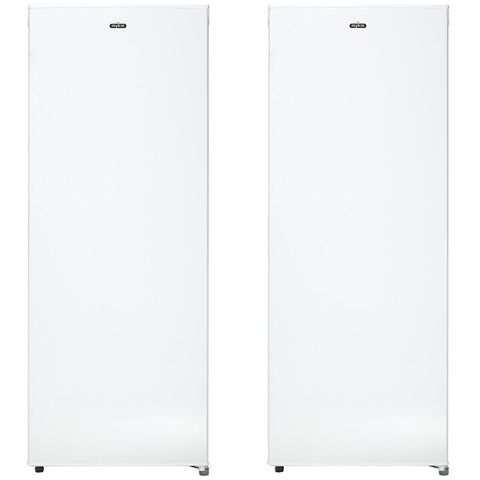 Mykin pigeon pair - 230L upright fridge and 162L upright freezer - white - MUL237WMUF172W