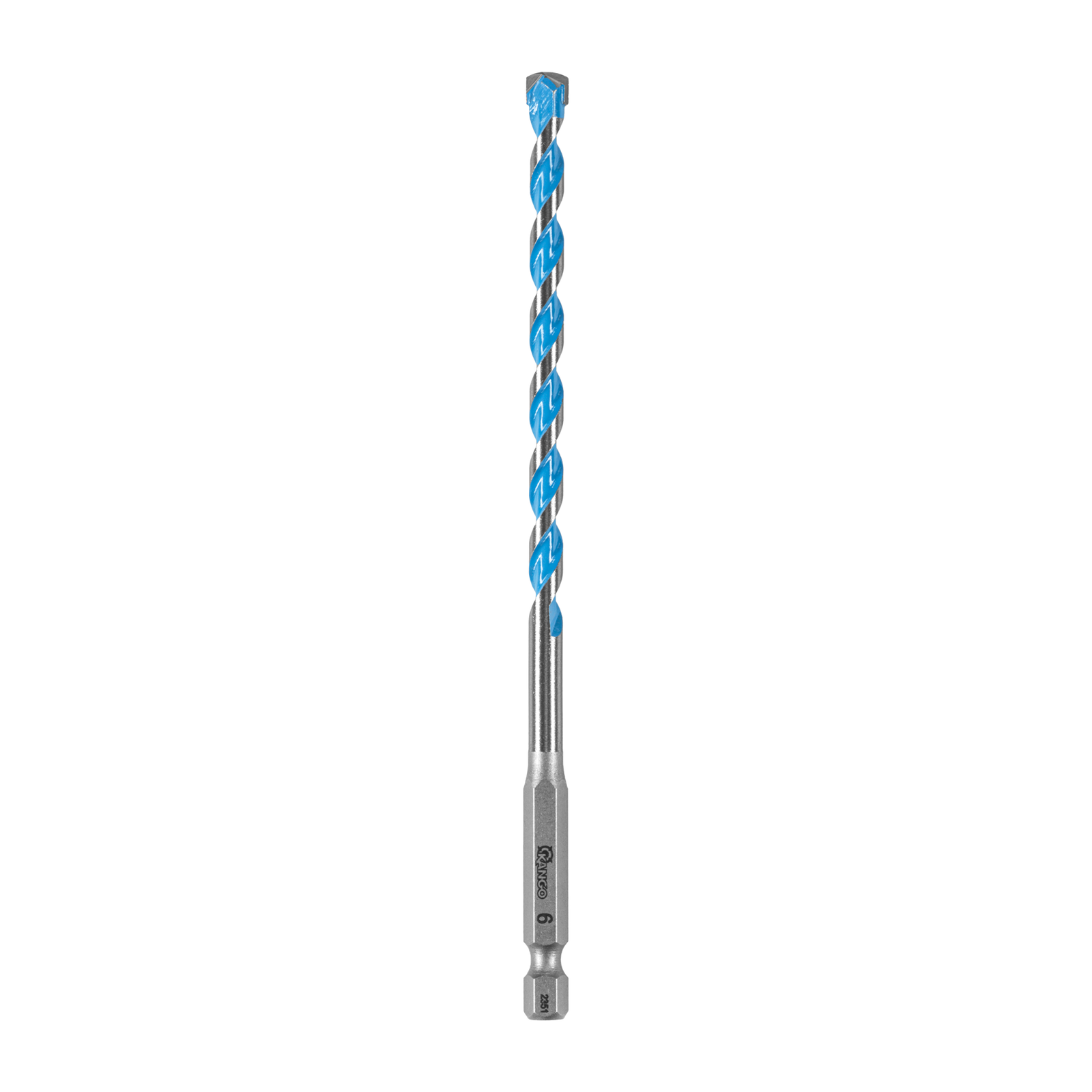 Kango 6 x 150mm Multi-Material Drill Bit - 1/4" Hex Carbide Tip for Concrete, Tile, Timber & Metal