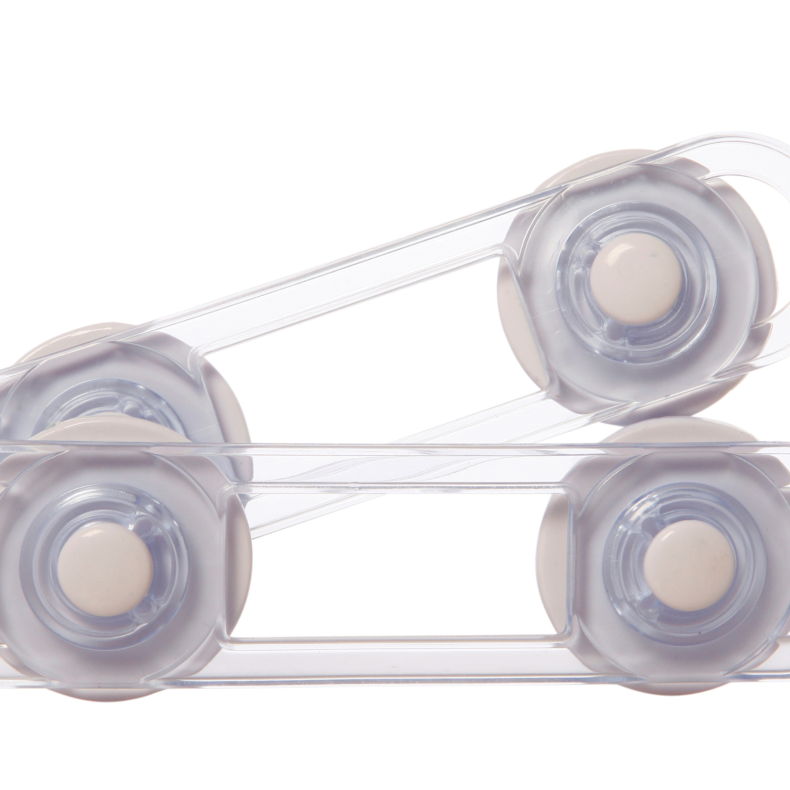 Dreambaby Child Safety Mini Multi-Purpose Latch, 2 Pack, Transparent
