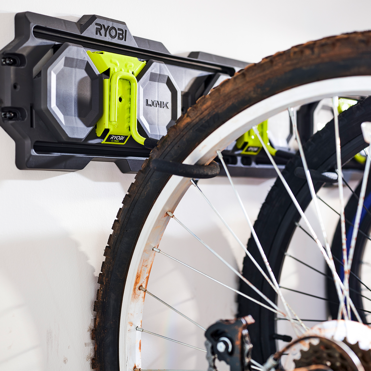Ryobi Link Bike Hook - Steel - 22.6kg Capacity - Modular Wall Storage - SuperSaverAU - view 4