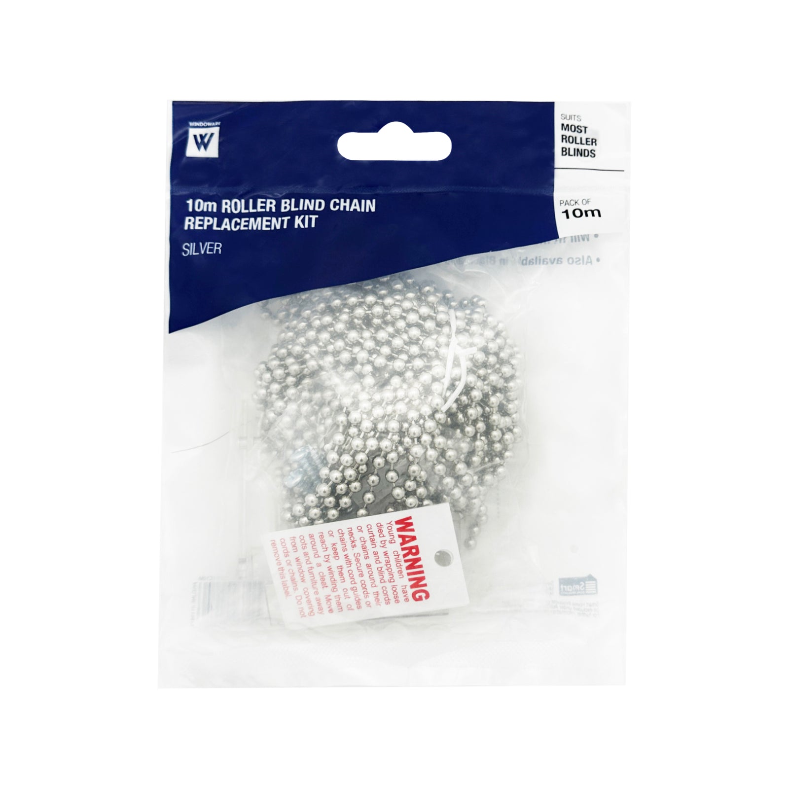 Windoware 10m Metal Roller Blind Chain Replacement Kit