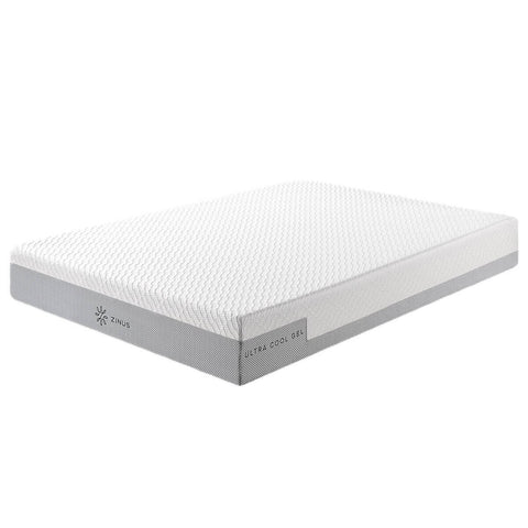 Zinus 25cm Double Cooling Memory Foam Mattress - 7-Zone Support, Gel-Infused Foam - AU-MFGNCA-10D