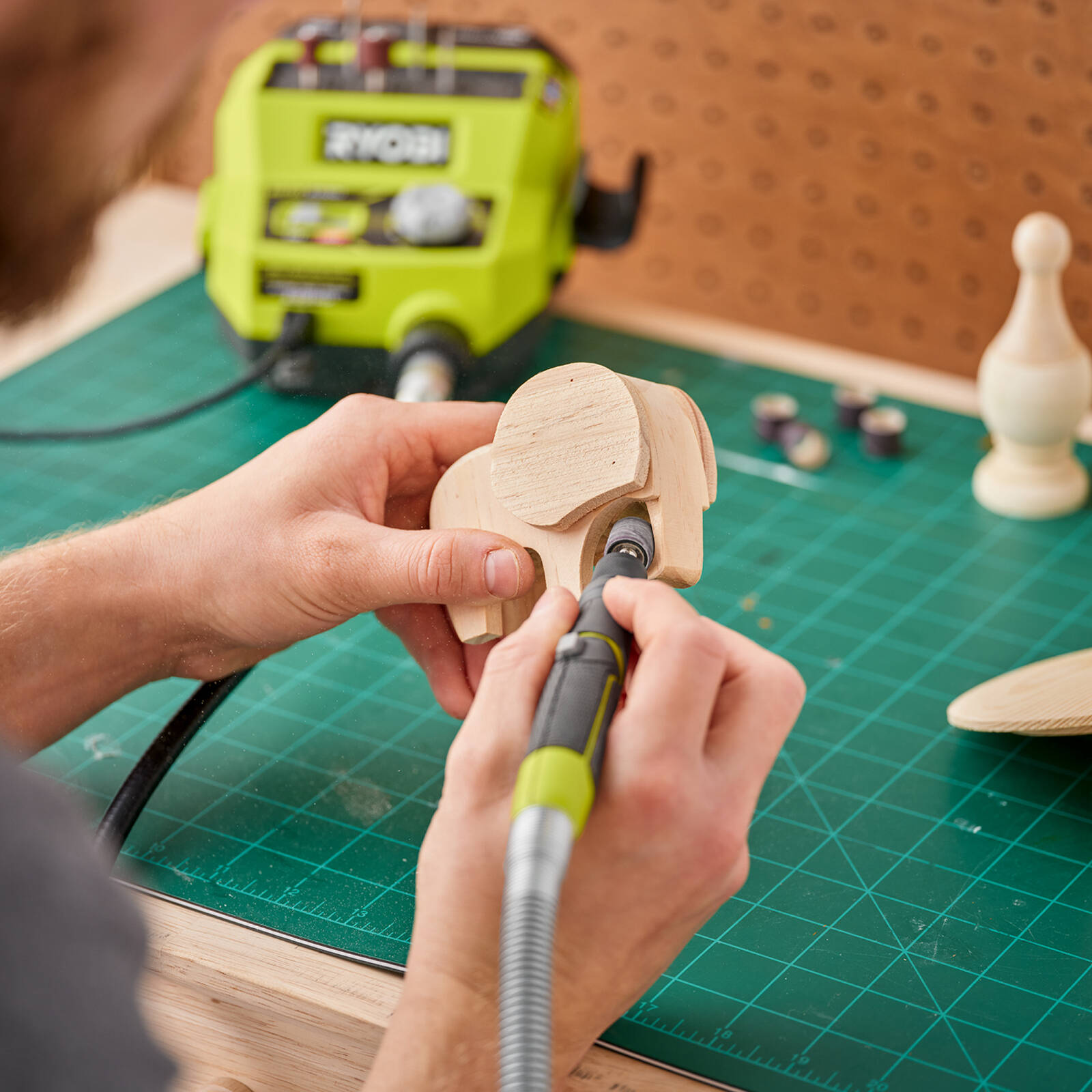 Ryobi 150-Piece Twist Lock All Purpose Rotary Set with Carry Case