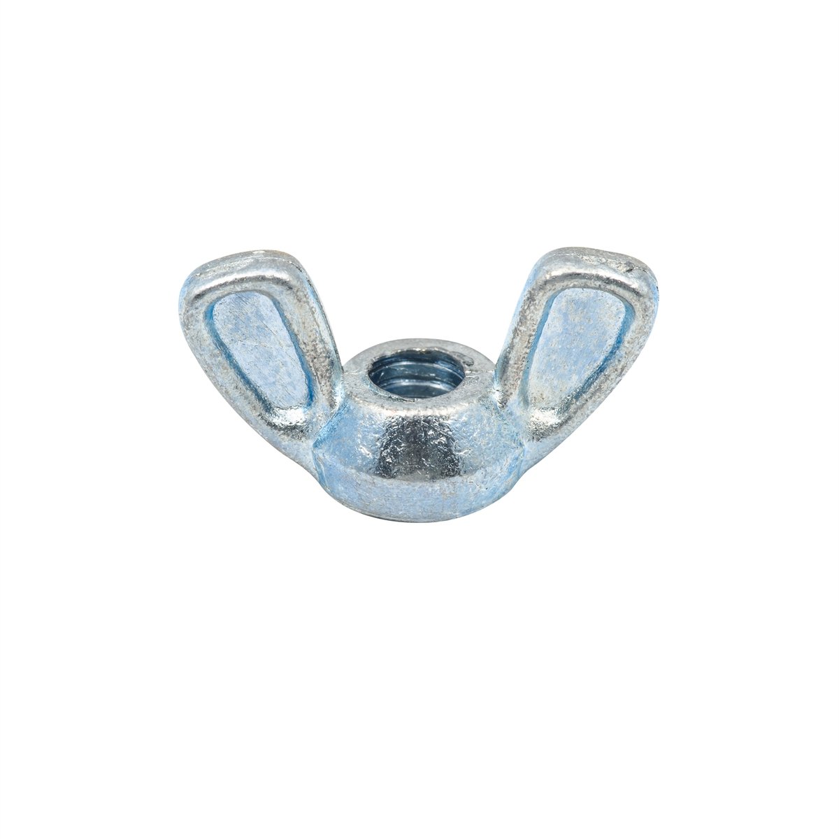 Zenith 3 16 Zinc Plated Wing Nuts 8 Pack - Silver - Hand Tightening - SuperSaverAU - view 2