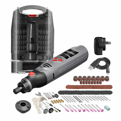 Ozito 3.6V Cordless Rotary Tool with 118 Piece Accessory Kit LRTK-036