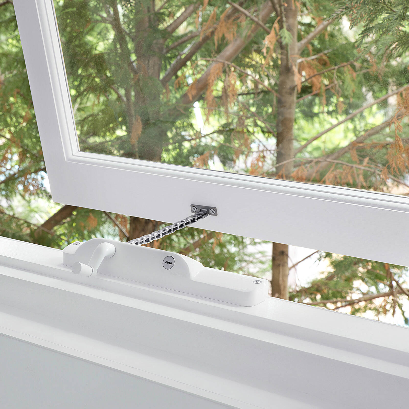 Remsafe White Stainless Steel Key Lockable Window Winder 280mm
