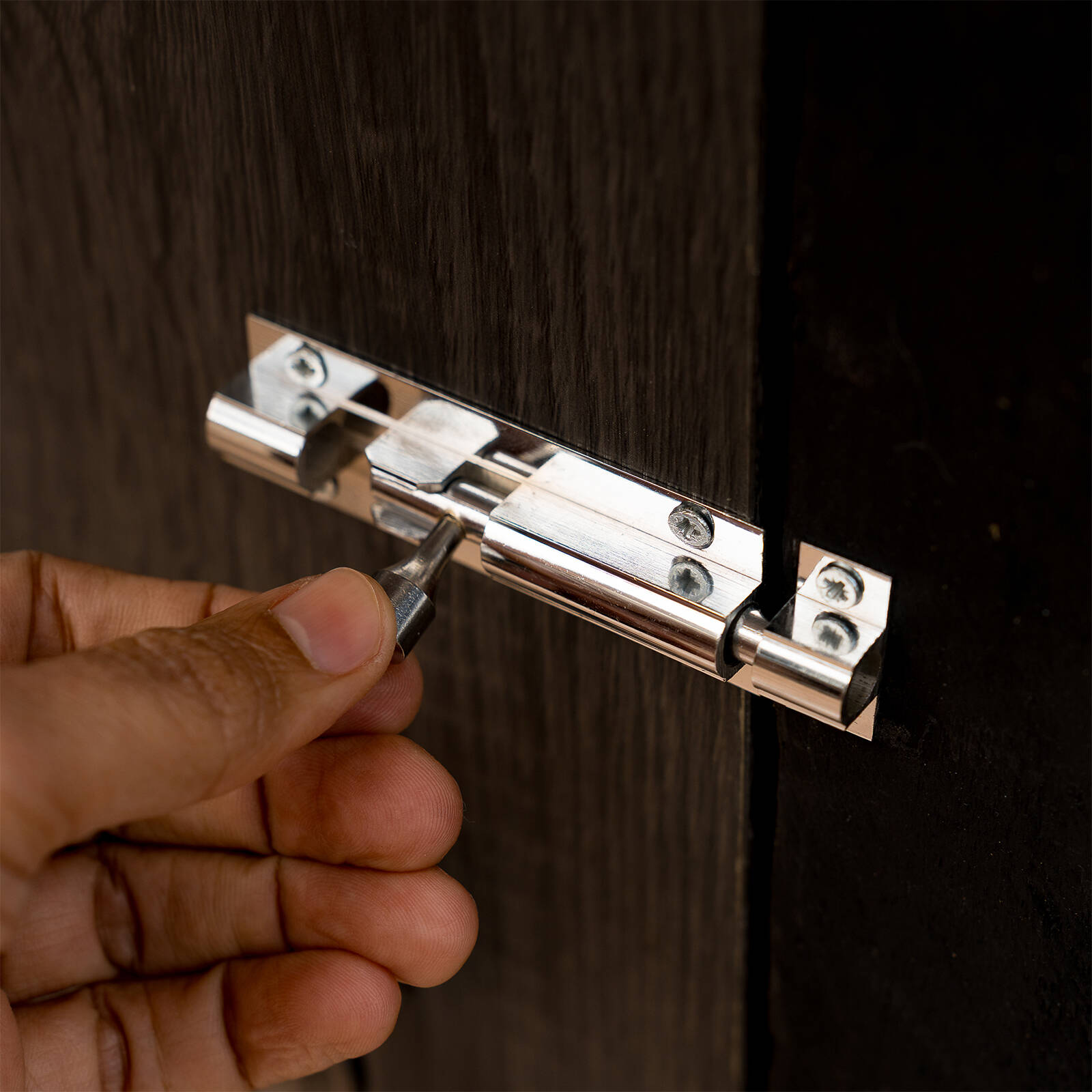 Taskmaster 75mm Chrome Plated Solid Brass Barrel Bolt