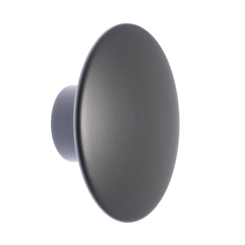 Lane 76mm Matte Black Round Timber Cabinet Knob