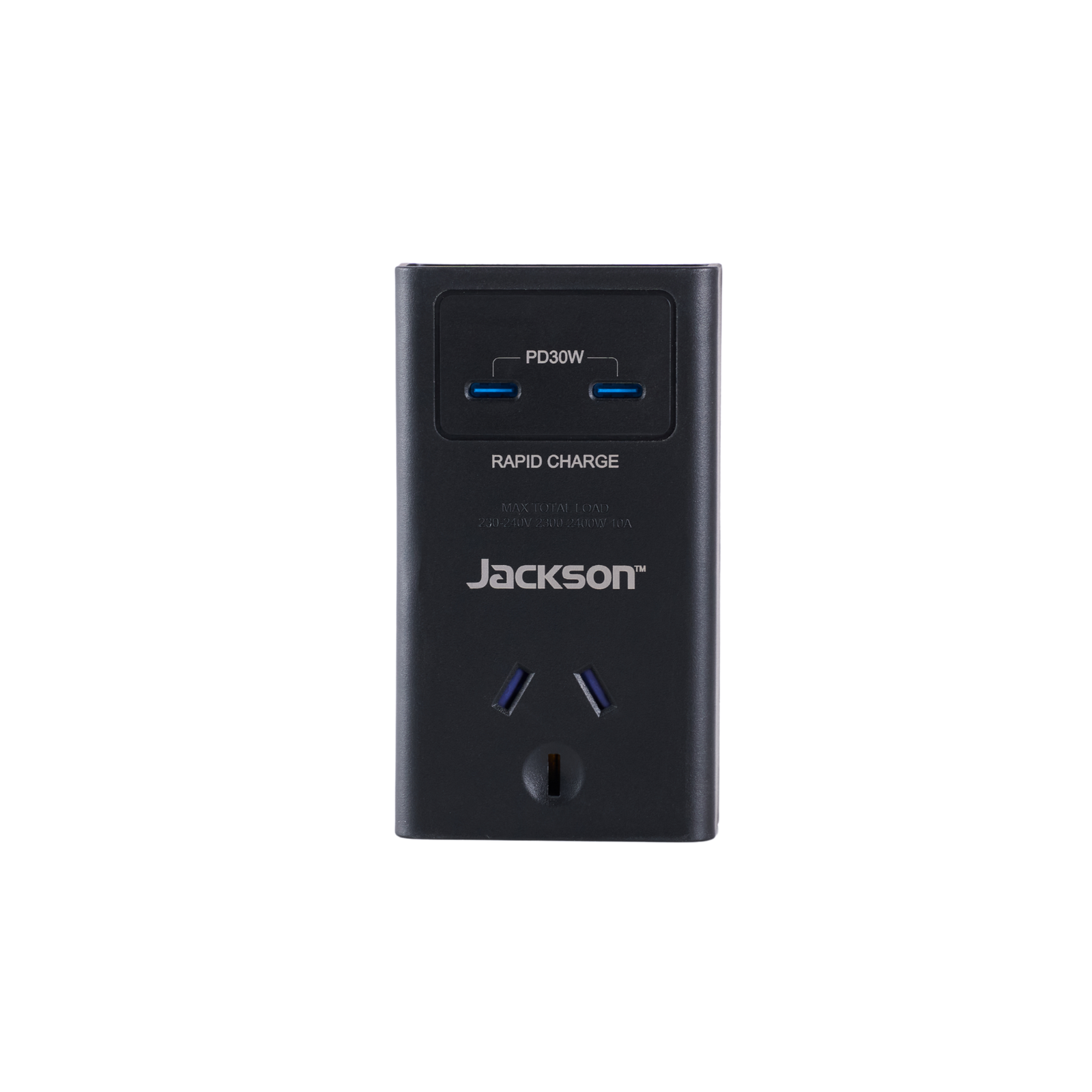 Jackson 1 Outlet Wall Adaptor with USB-C PD30W x2, White