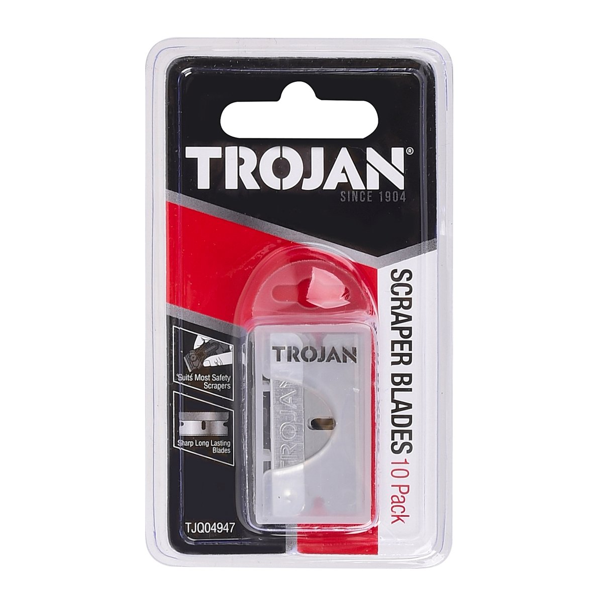 Trojan Scraper Blades - 10 Pack - Sharp Long Lasting - Safety Use - SuperSaverAU - view 3