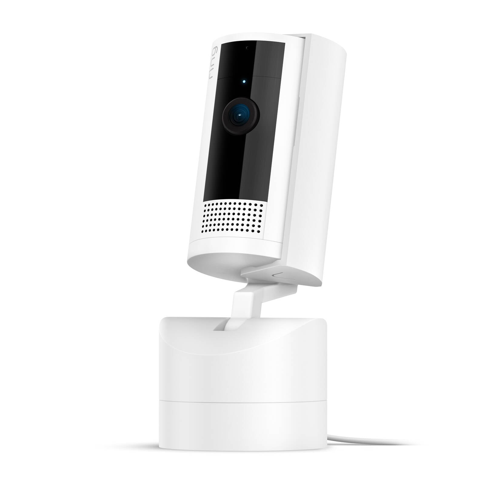 Ring Pan Tilt Indoor Camera B0CG2TPLJV, 1080p HD, Two-Way Talk, Plug-In, White