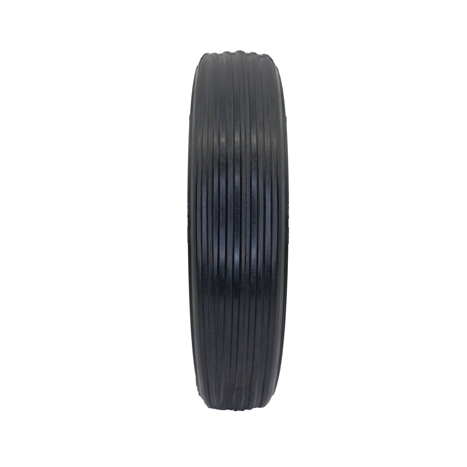 Move It 200mm Black Rubber Tyre With White Plastic Centre 70kg