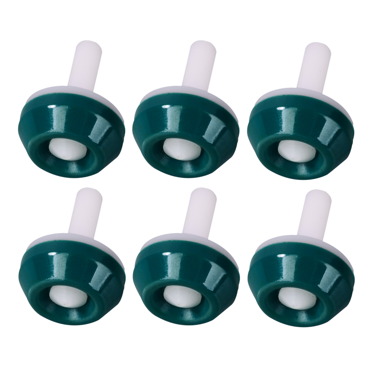 EnduraSeal 12mm Nylon Tap Valves 6 Pack - Hot and Cold Water
