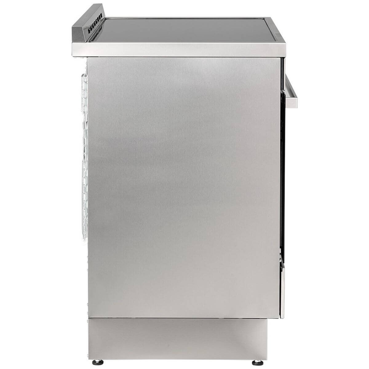 Whirlpool 90cm Induction Freestanding Oven - Inox, 133L, AirFry Function, Pyrolytic Self-Cleaning - WS91I9SPX