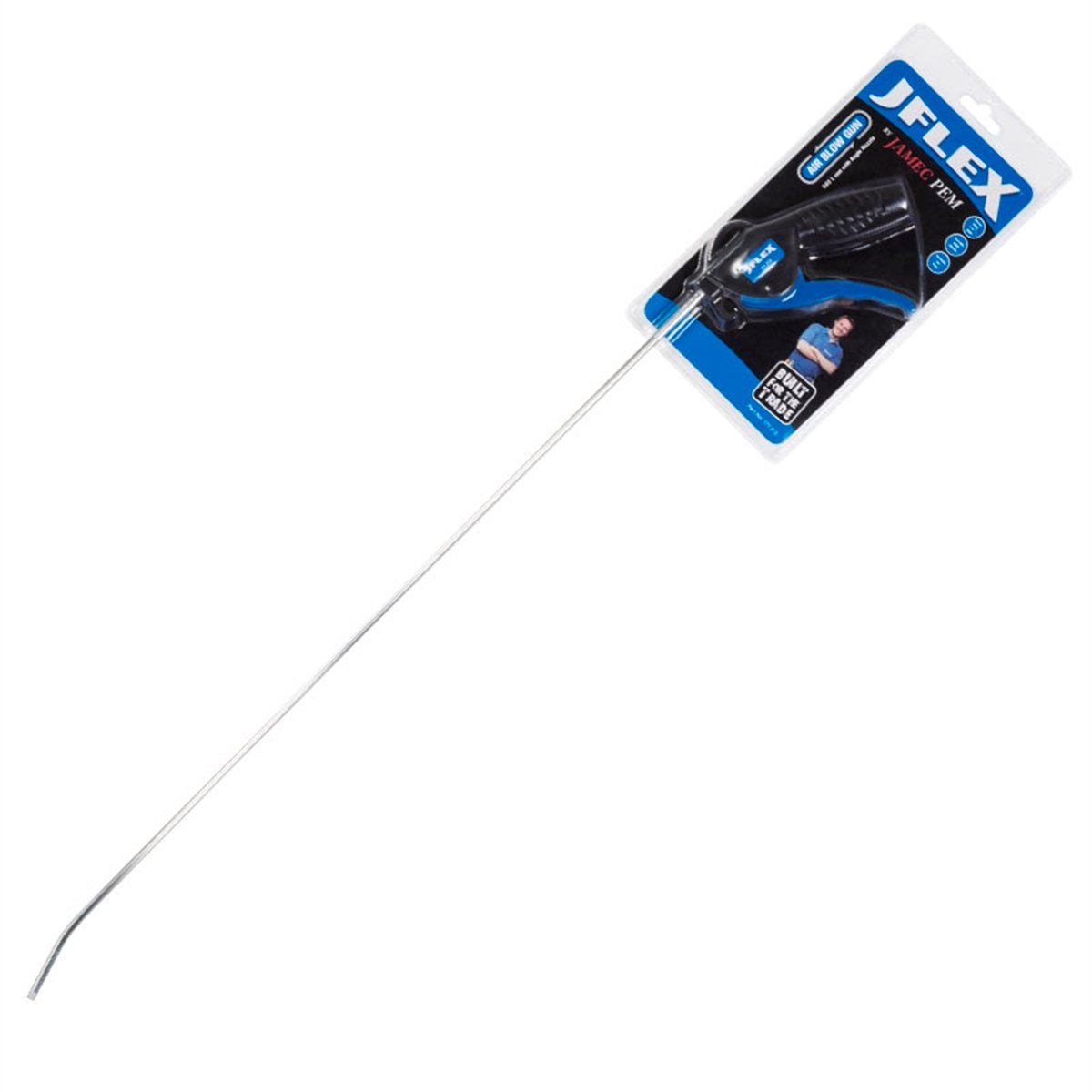Jamec Pem Air Blow Gun - 600mm Angle Nozzle - ABS Plastic - Durable - SuperSaverAU - view 1