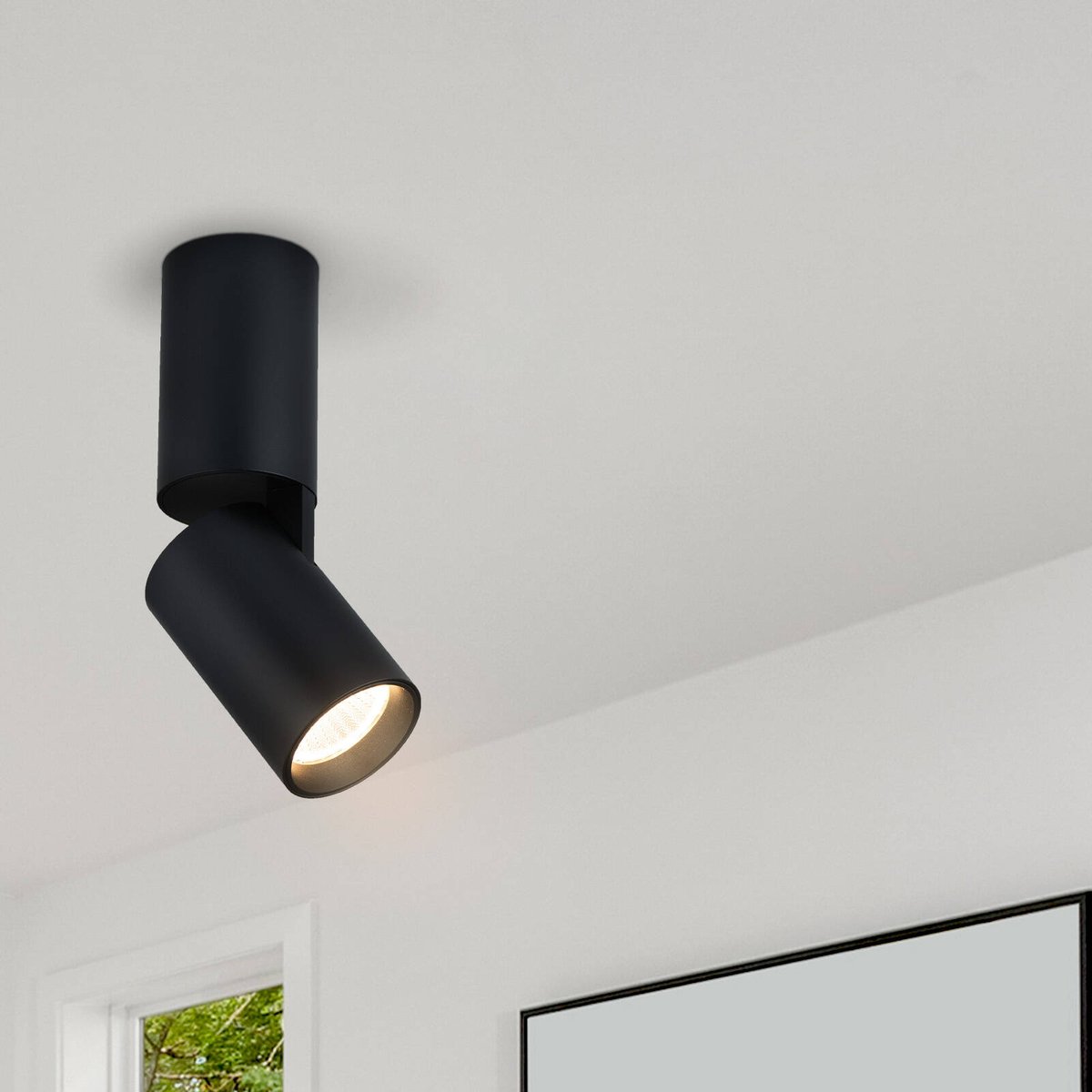 Verve Design Phoebe 15W Adjustable LED Spotlight - Black, Indoor (SL8298BLK)