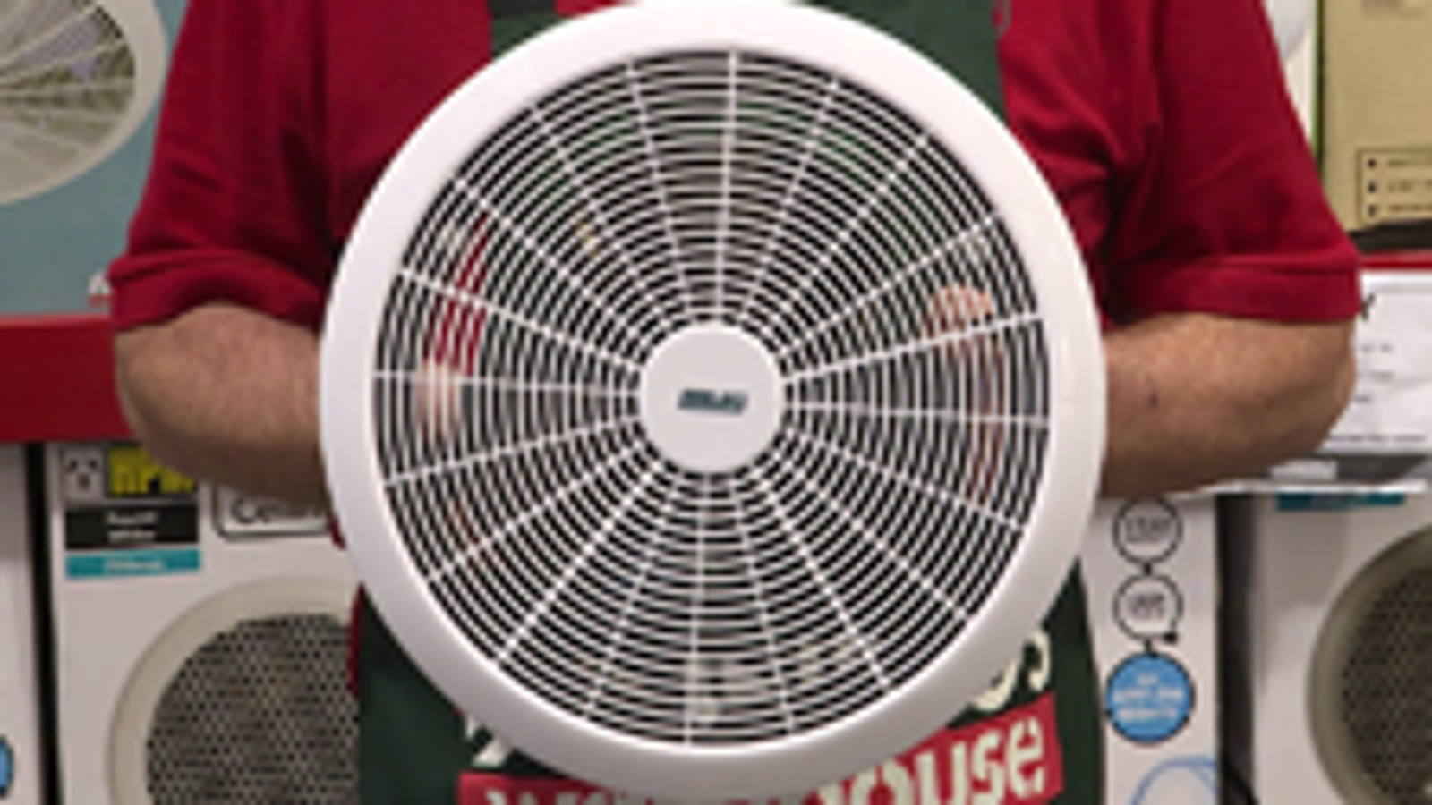 Arlec 250mm White Ceiling Exhaust Fan - 350m3/hr, Ball Bearing 38W, EX25