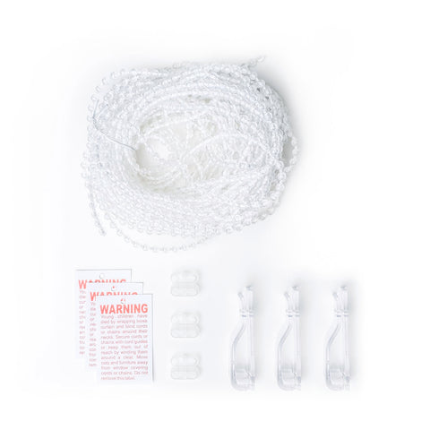 Windoware 10m White Plastic Roller Blind Chain Cord Replacement Kit
