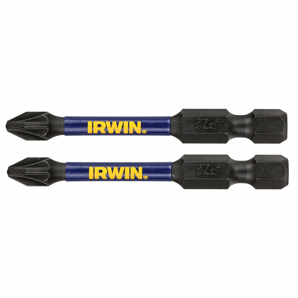 Irwin Impact Pro Performance 57mm PZ2 Screwdriver Bit 2 Pack