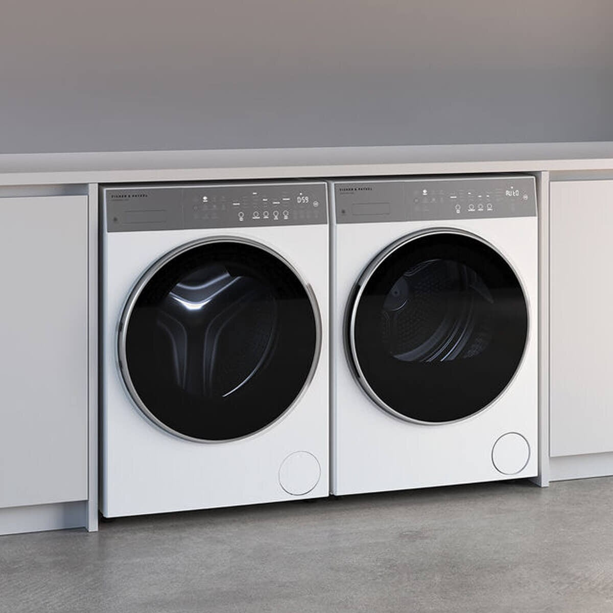 Fisher & Paykel Series 5 10kg Front Load Washer and 10kg Heat Pump Dryer Package - WH1060P5DH1060P5