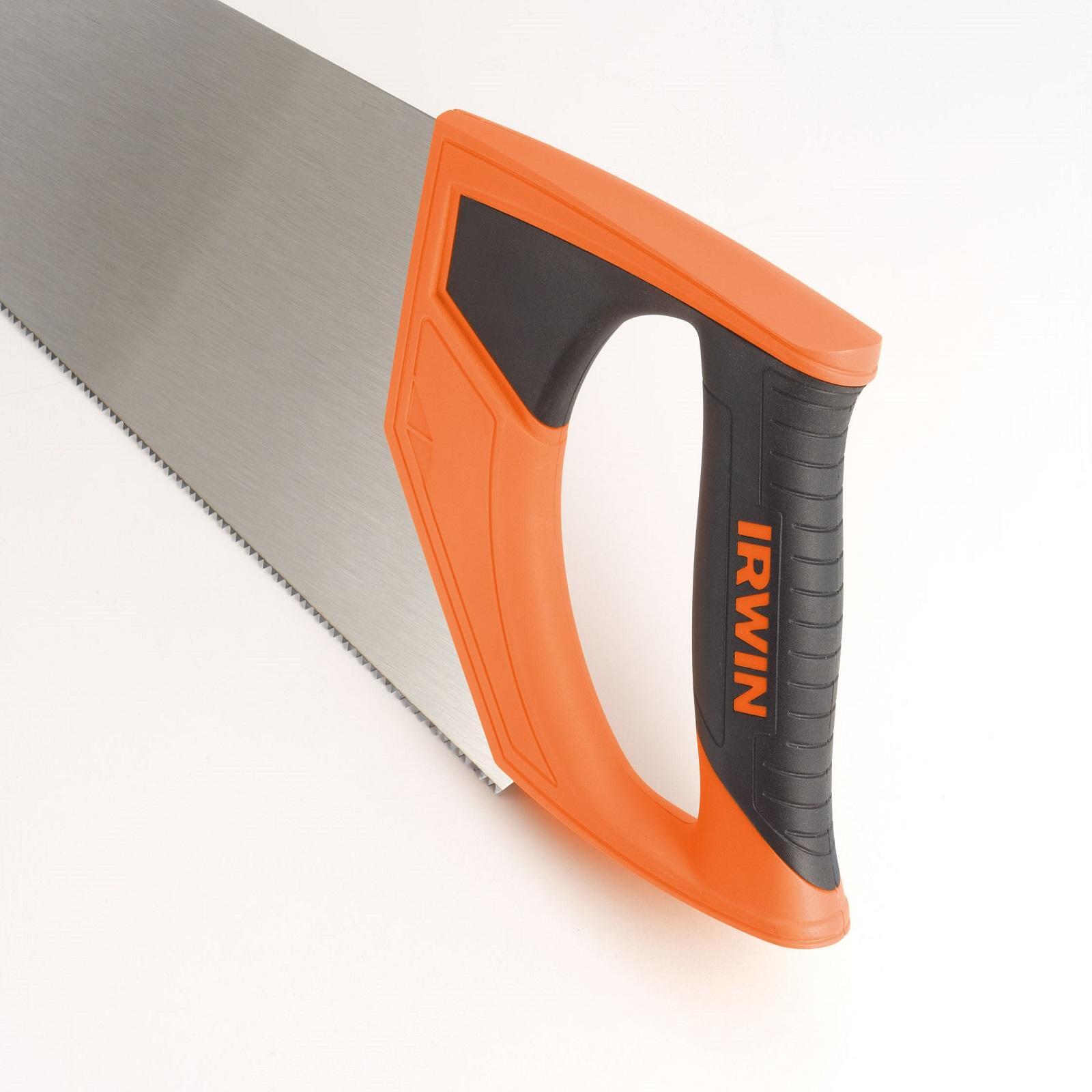 IRWIN Plus 880 Universal Handsaw 8 TPI Black Timber Cutting