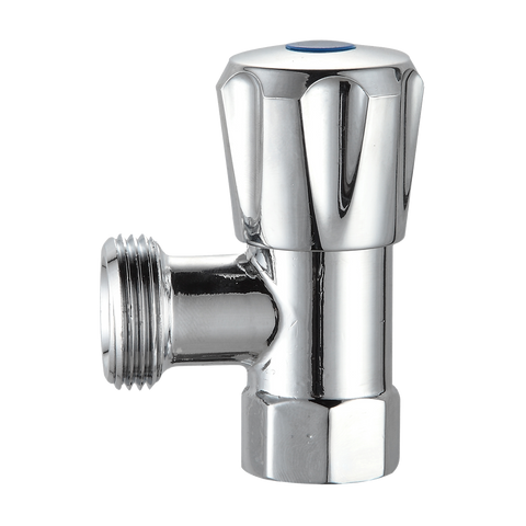 Syneco 15mm Chrome Mini Cistern Cock - Water Control Valve - Lead-Free Brass - SuperSaverAU - view 1