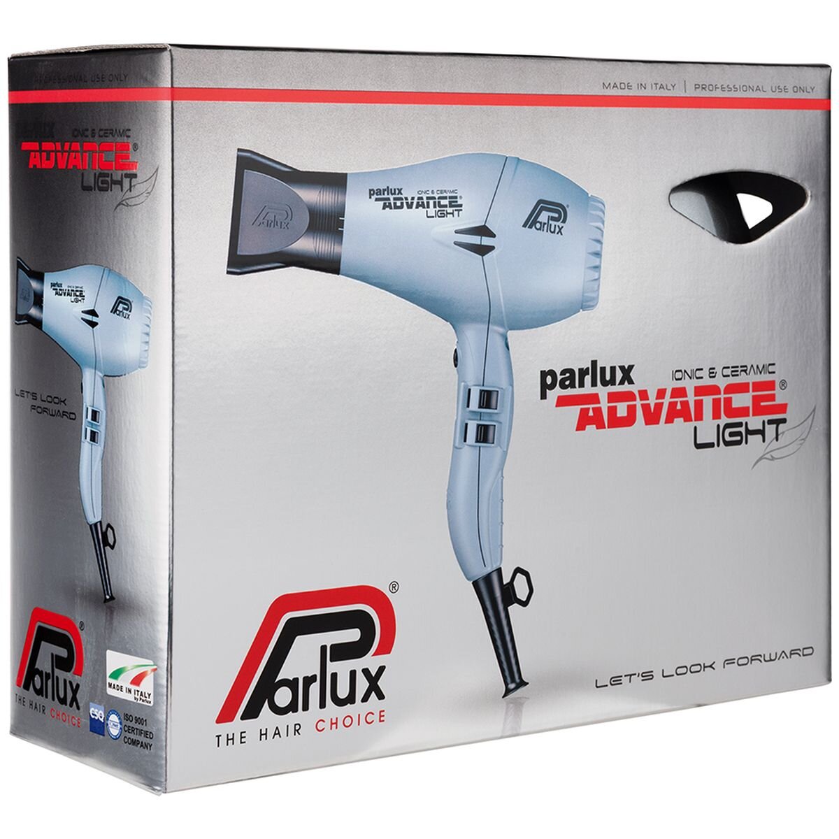 Parlux Advance Light Ionic and Ceramic Hair Dryer 2200W - Graphite - Multiple Heat Settings - 150097