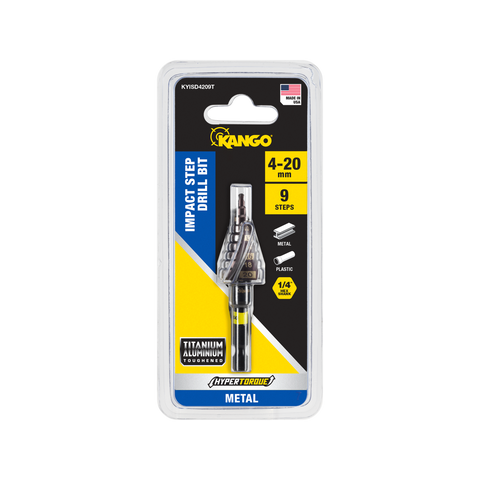 Kango 4 20mm 9 Step Impact Step Drill Bit - Precision Drilling in Metal - SuperSaverAU - view 1