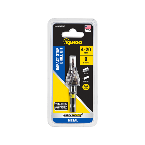 Kango 4-20mm 9-Step Hypertorque Impact Step Drill Bit