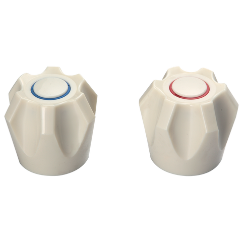 Shaw & Mason Ivory Six Point Style Tap Handles - Pair, ABS