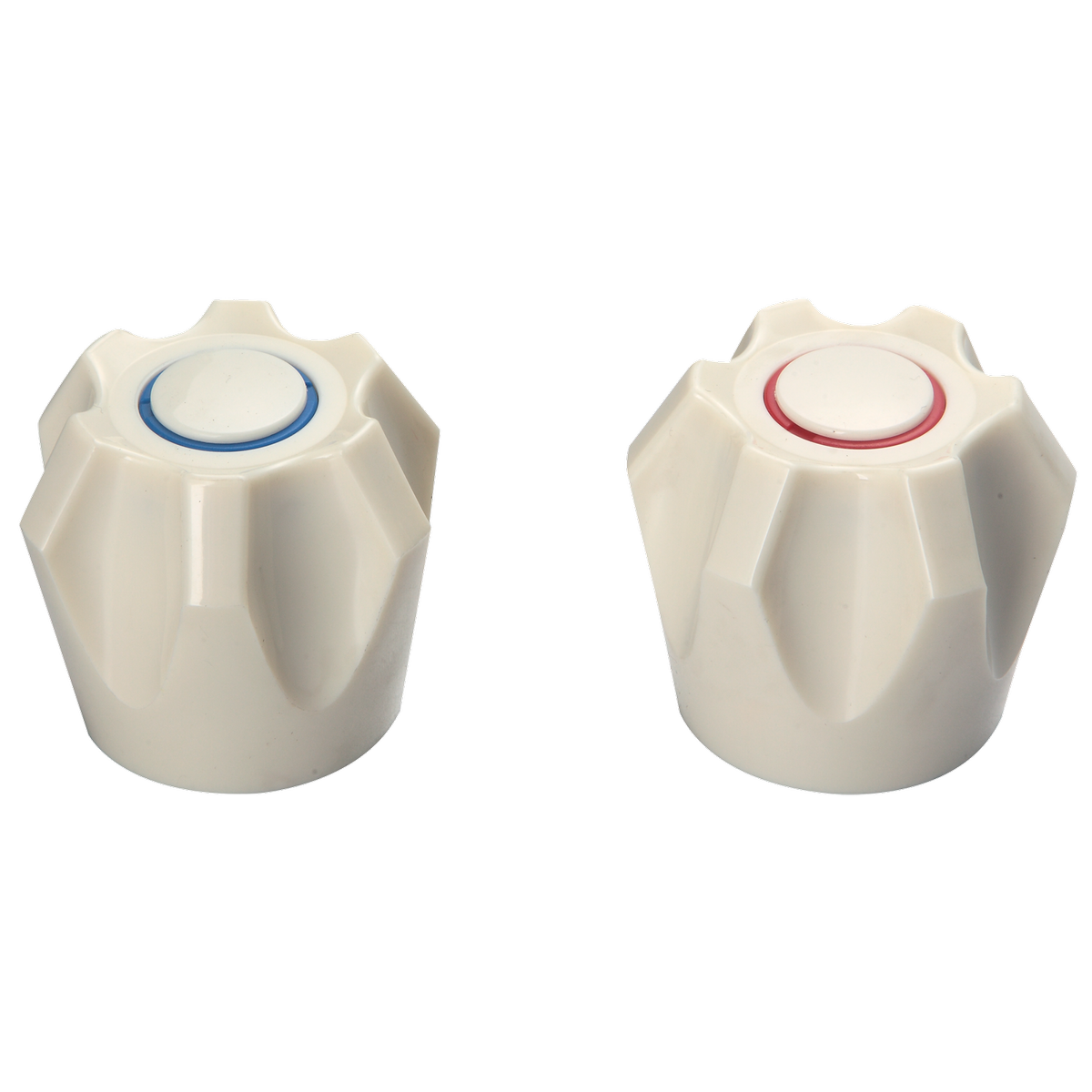 Shaw & Mason Ivory Six Point Style Tap Handles - Pair, ABS
